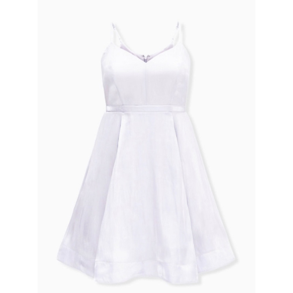 🆕Torrid Occasion Purple Iridescent Skater Dress - Picture 5 of 6